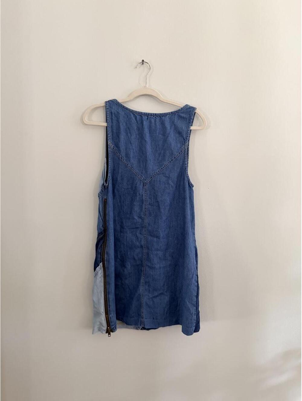 Free People Patches Of Denim Mini Dress - Picture 5 of 5
